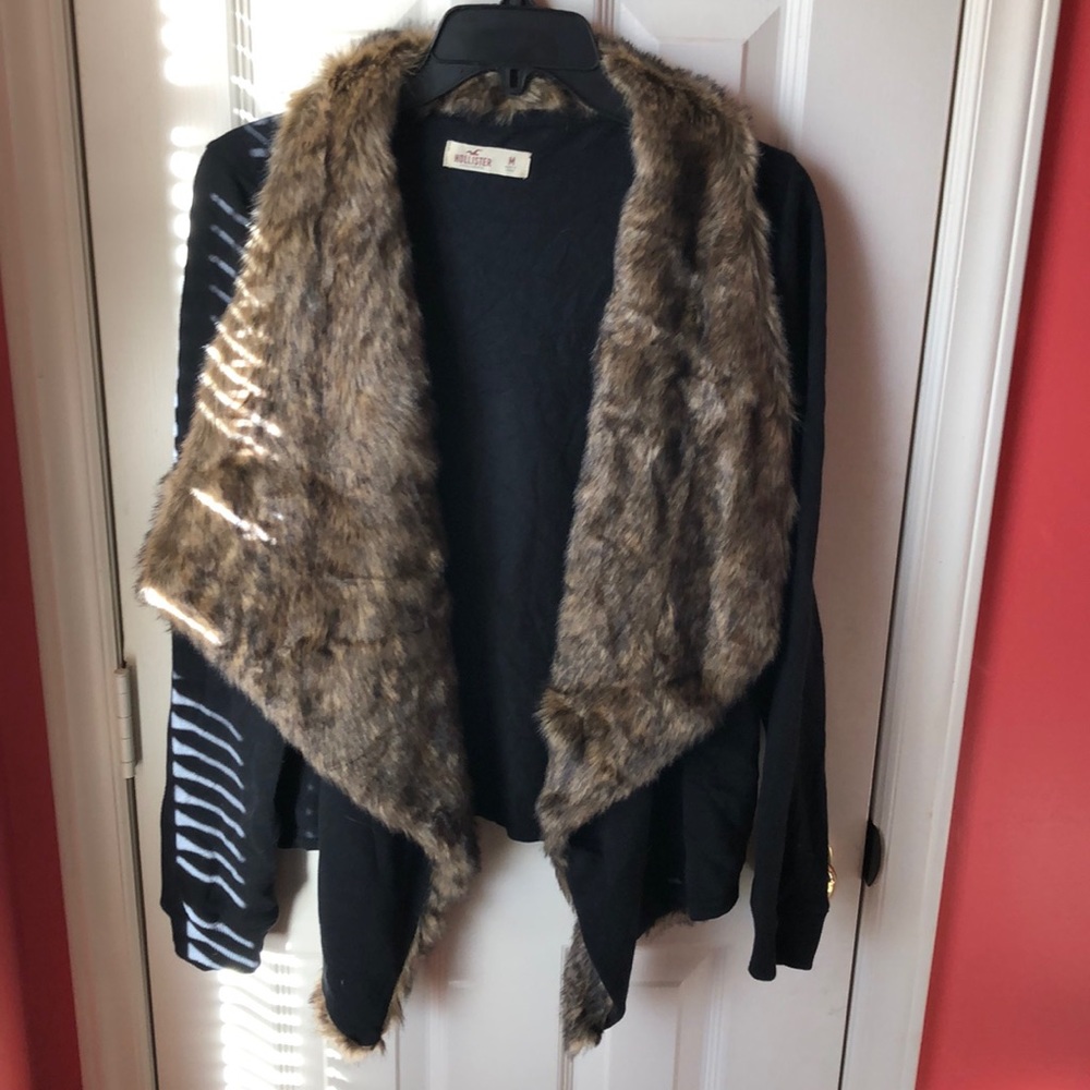 Hollister Faux Fur Sweater